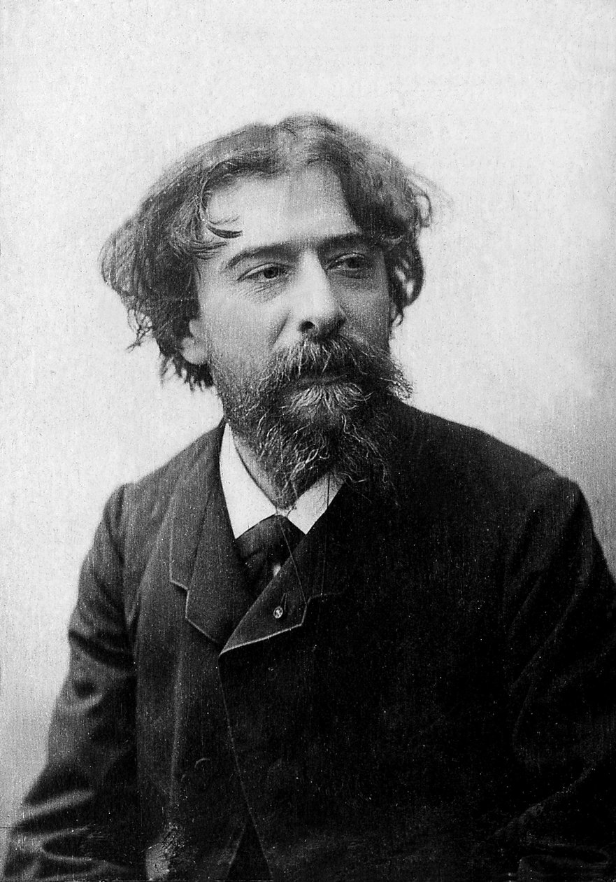 Portrett av Alphonse Daudet (1840-1897), fransk romanforfatter og historieforteller. av Unknown photographer