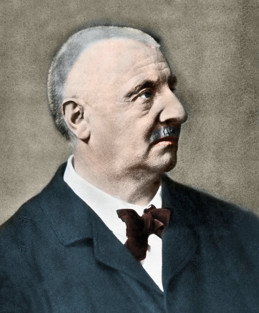 Portrett av Anton Bruckner (1824-1896), østerriksk komponist. av Unknown photographer