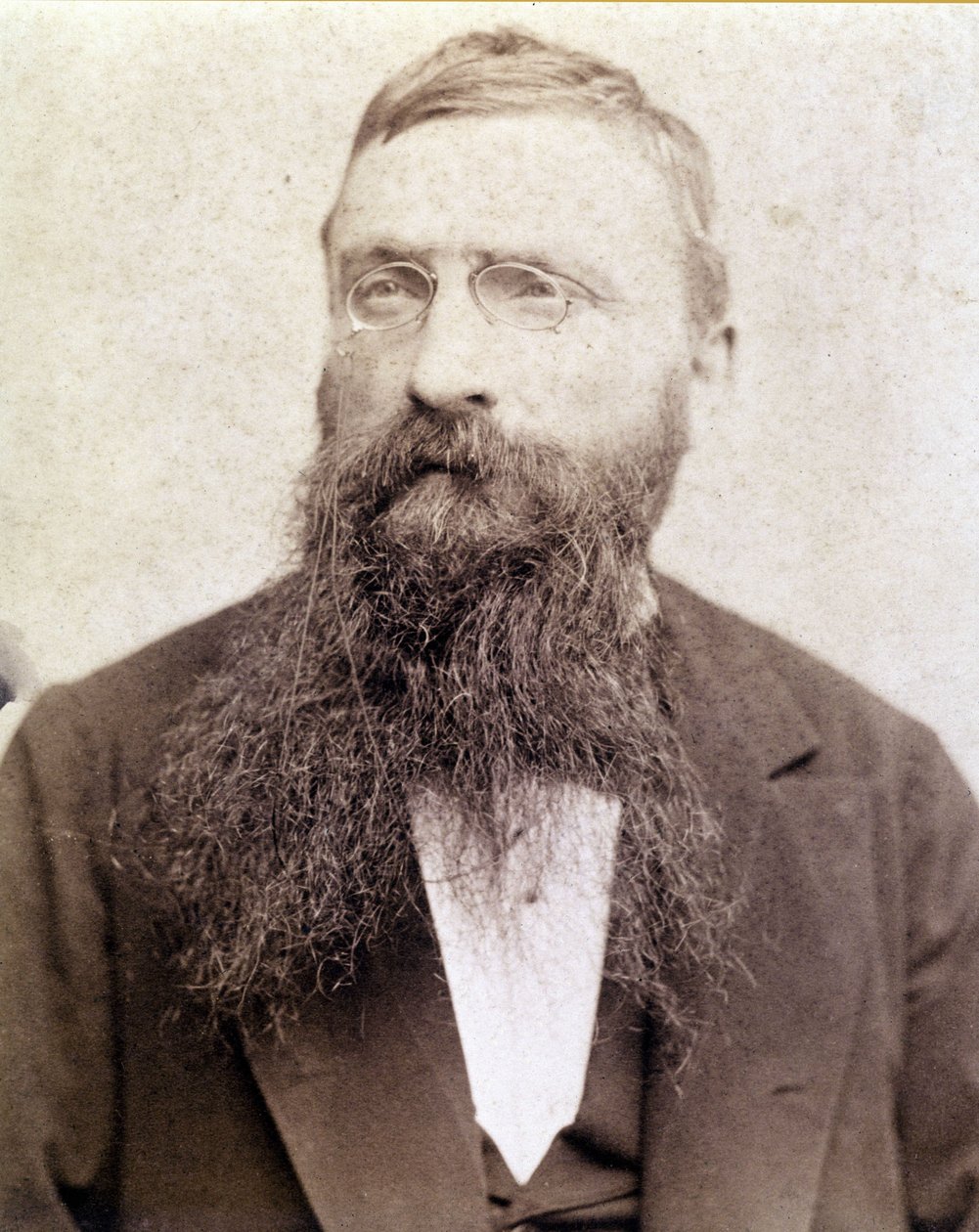 Portrett av Auguste Rodin (1840-1917) fotografert rundt 1885. av Unknown photographer