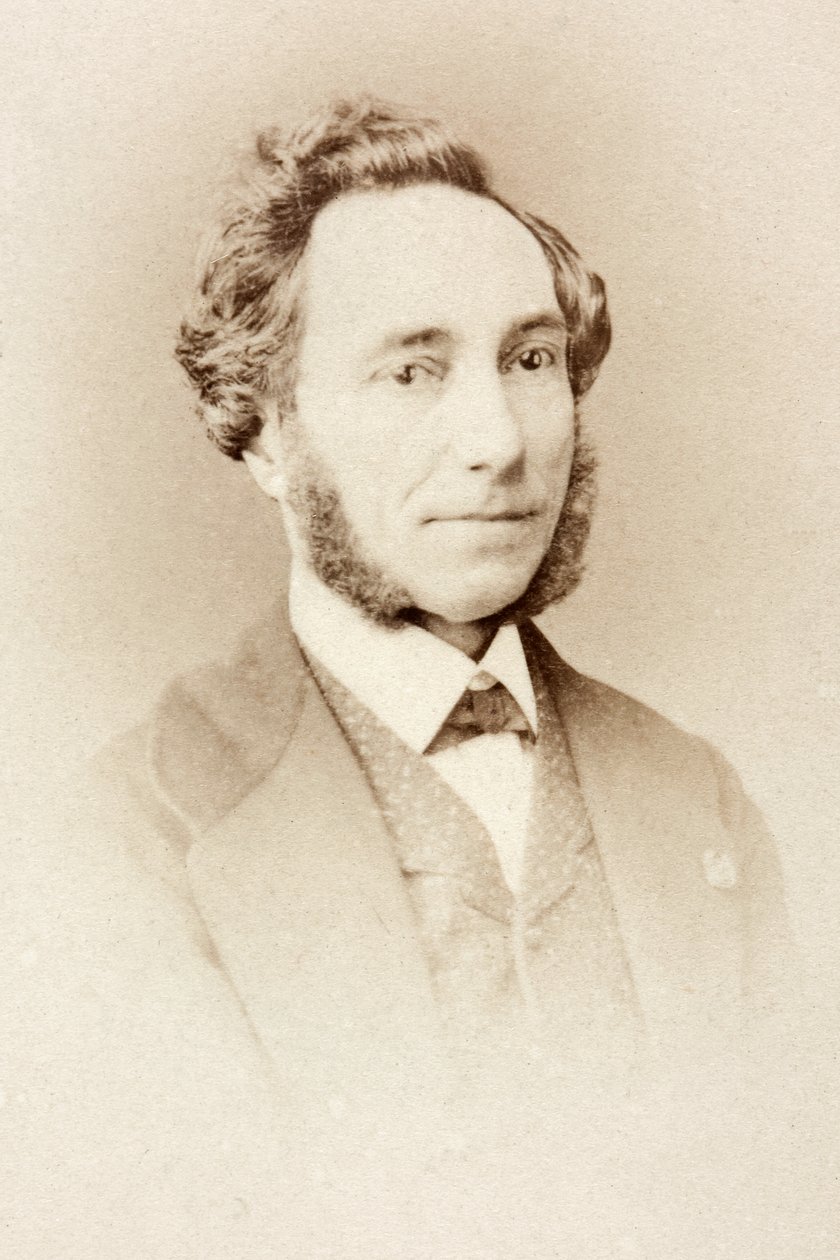 Portrett av Camillo Sivori av Unknown photographer