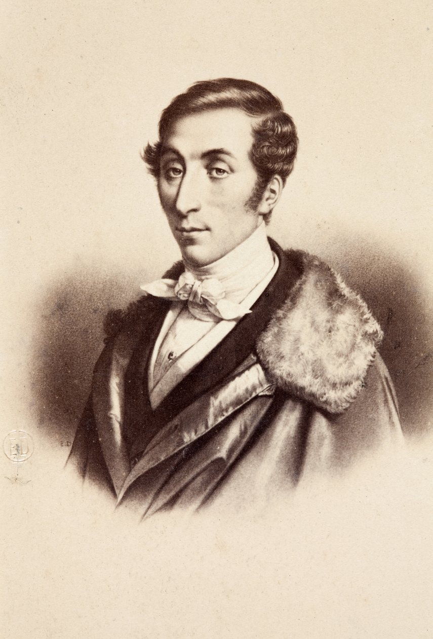Portrett av Carl Maria von Weber, ca. 1860-tallet (trykk) av Unknown photographer