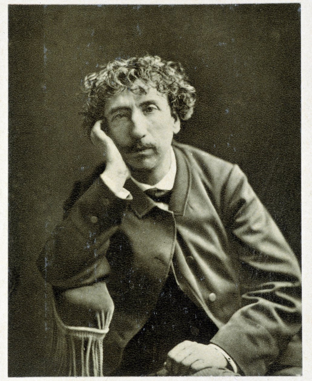 Portrett av Charles Garnier (1825 - 1898) i 1882 av Unknown photographer