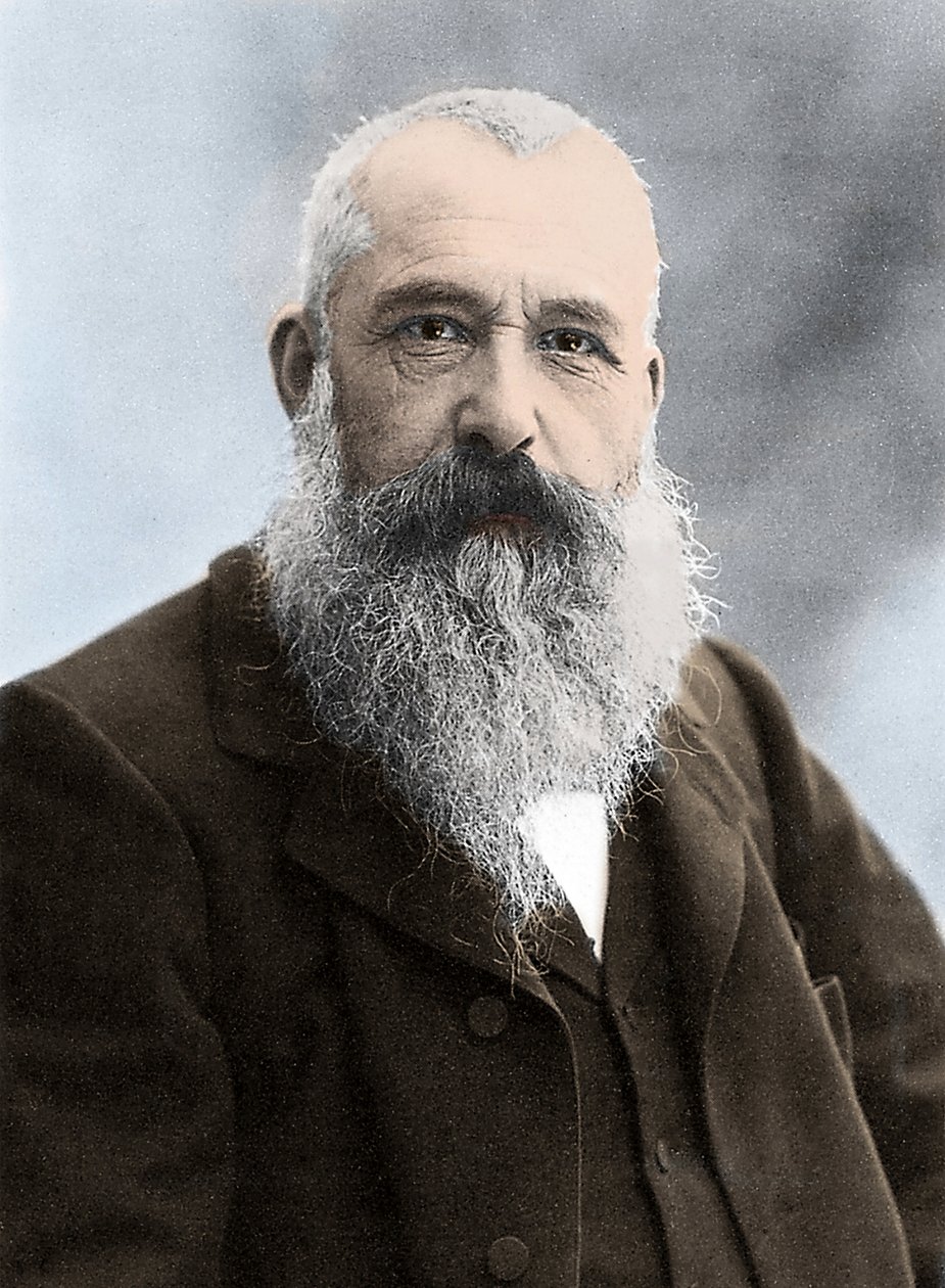 Portrett av Claude Monet (1840-1926), fransk maler. av Unknown photographer