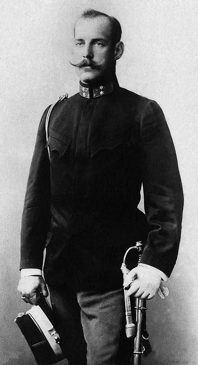 Portrett av Konstantin I (1868-1923) Konge av Hellas fra 1913 til 1917. av Unknown photographer