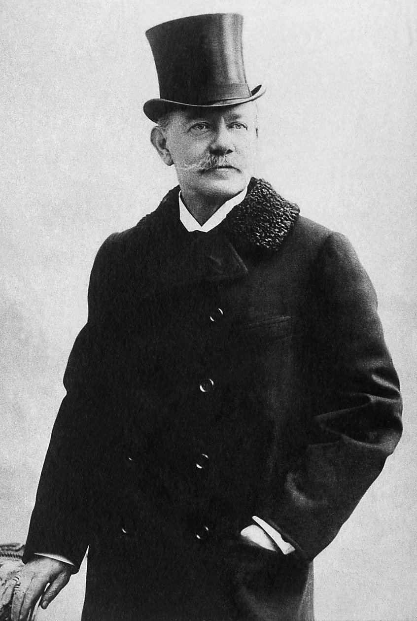 Portrett av grev Michael Nicolaievich Muravieff (1845-1900) russisk politiker. Fotografi, begynnelsen av det 20. århundre. av Unknown photographer