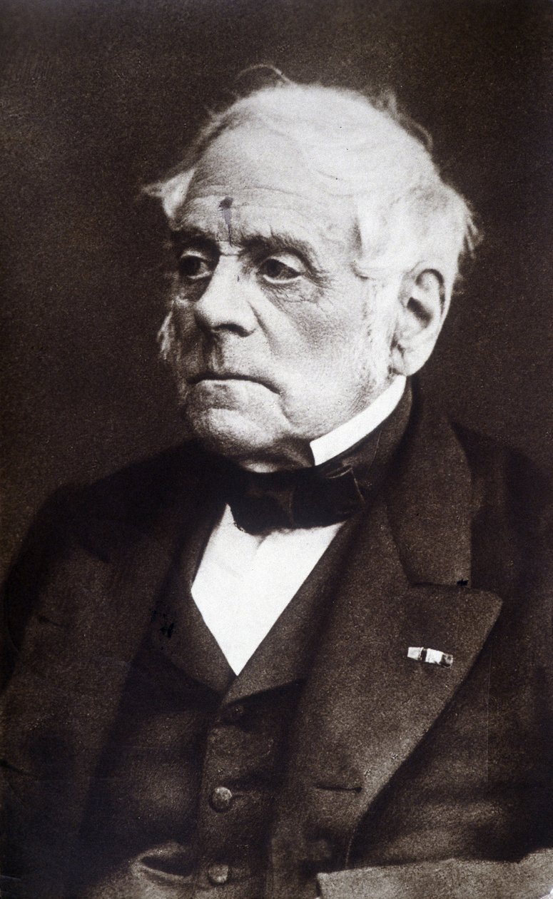 Portrett av Daniel François Esprit Auber (1782-1871), fransk komponist. av Unknown photographer