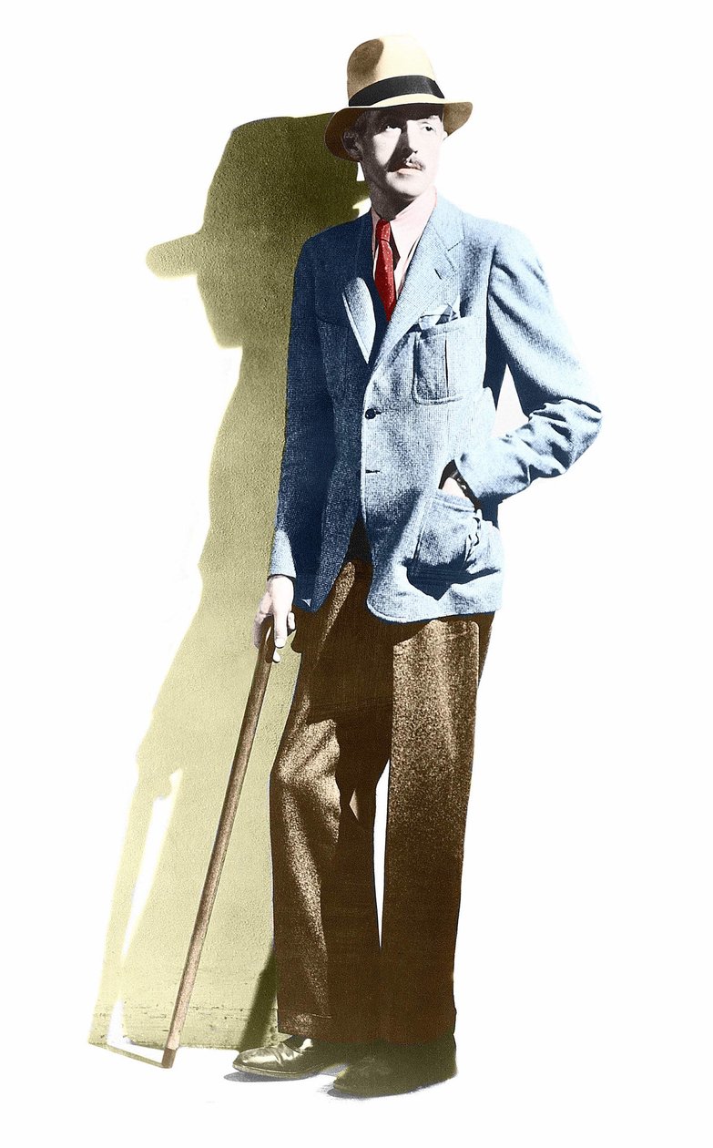Portrett av Dashiell Hammett (1894-1961), amerikansk forfatter. av Unknown photographer