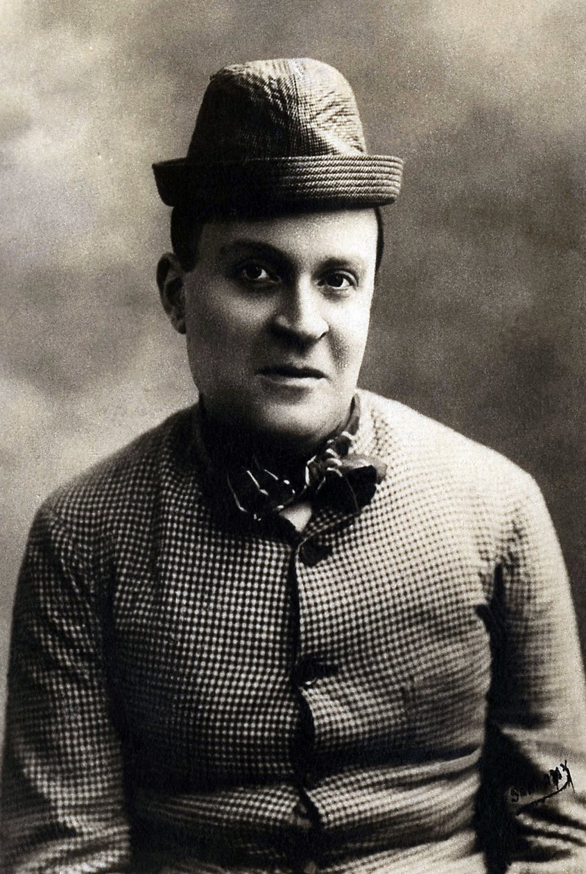 Portrett av Dranem (1869-1935), fransk sanger og stjerne i Music Hall. av Unknown photographer