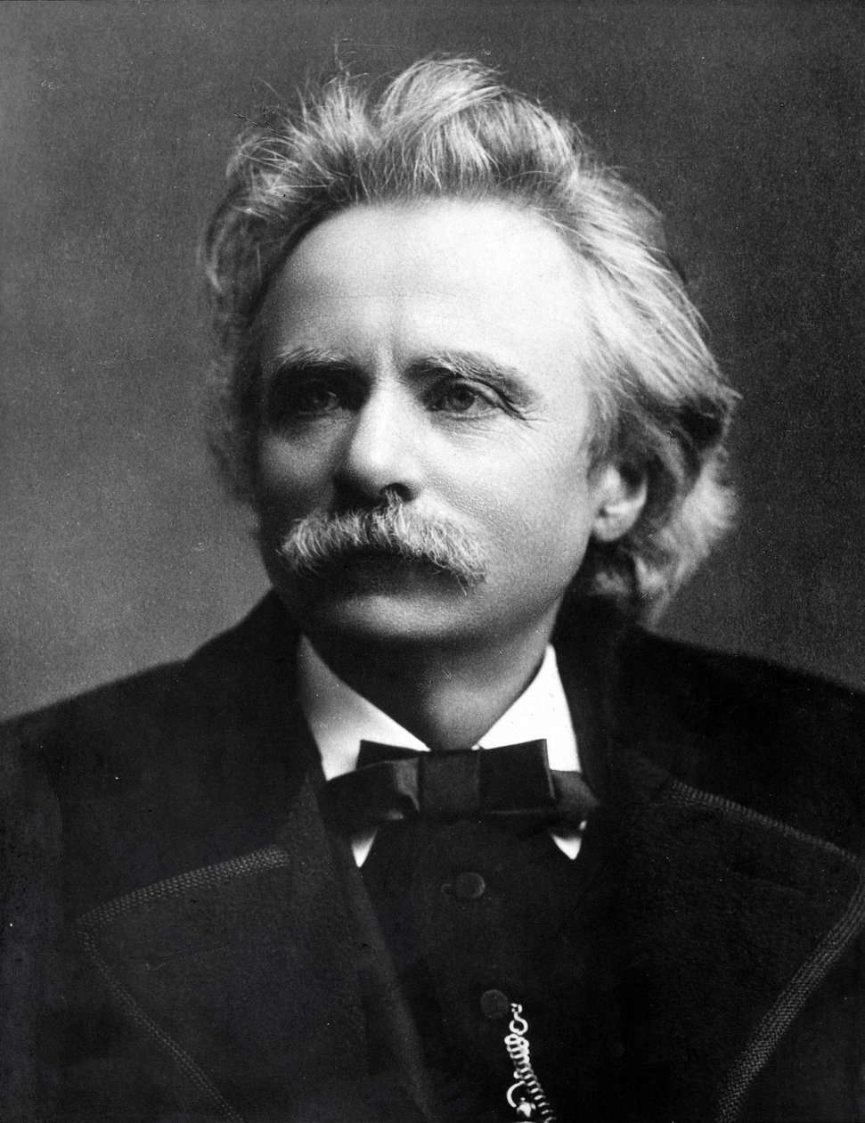 Portrett av Edvard Grieg (1843 - 1907) norsk komponist. av Unknown photographer
