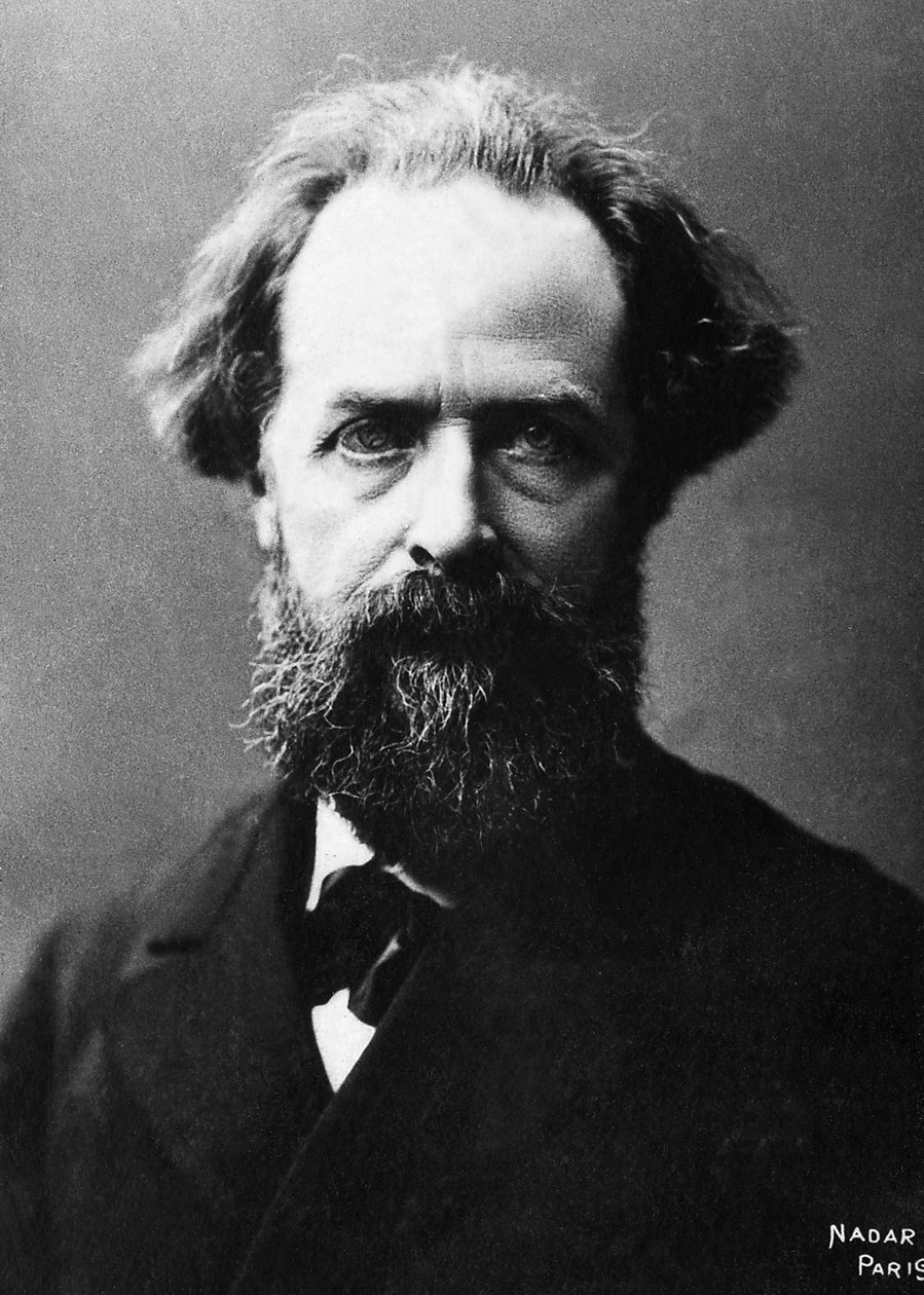 Portrett av Elysee (Elisee) Reclus (1830-1905), geograf, anarkistisk militant. av Unknown photographer