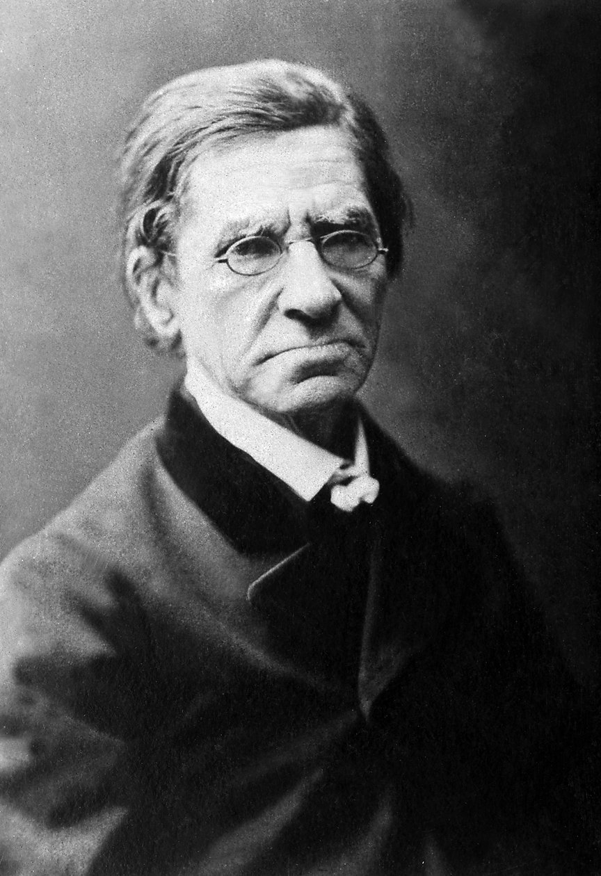 Portrett av Emile Littre (1801-1881), fransk filolog, lege og politiker. av Unknown photographer