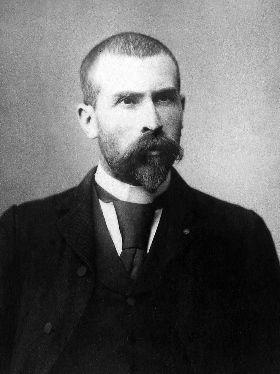 Portrett av Emile Roux (1853-1933), fransk lege og biolog. av Unknown photographer