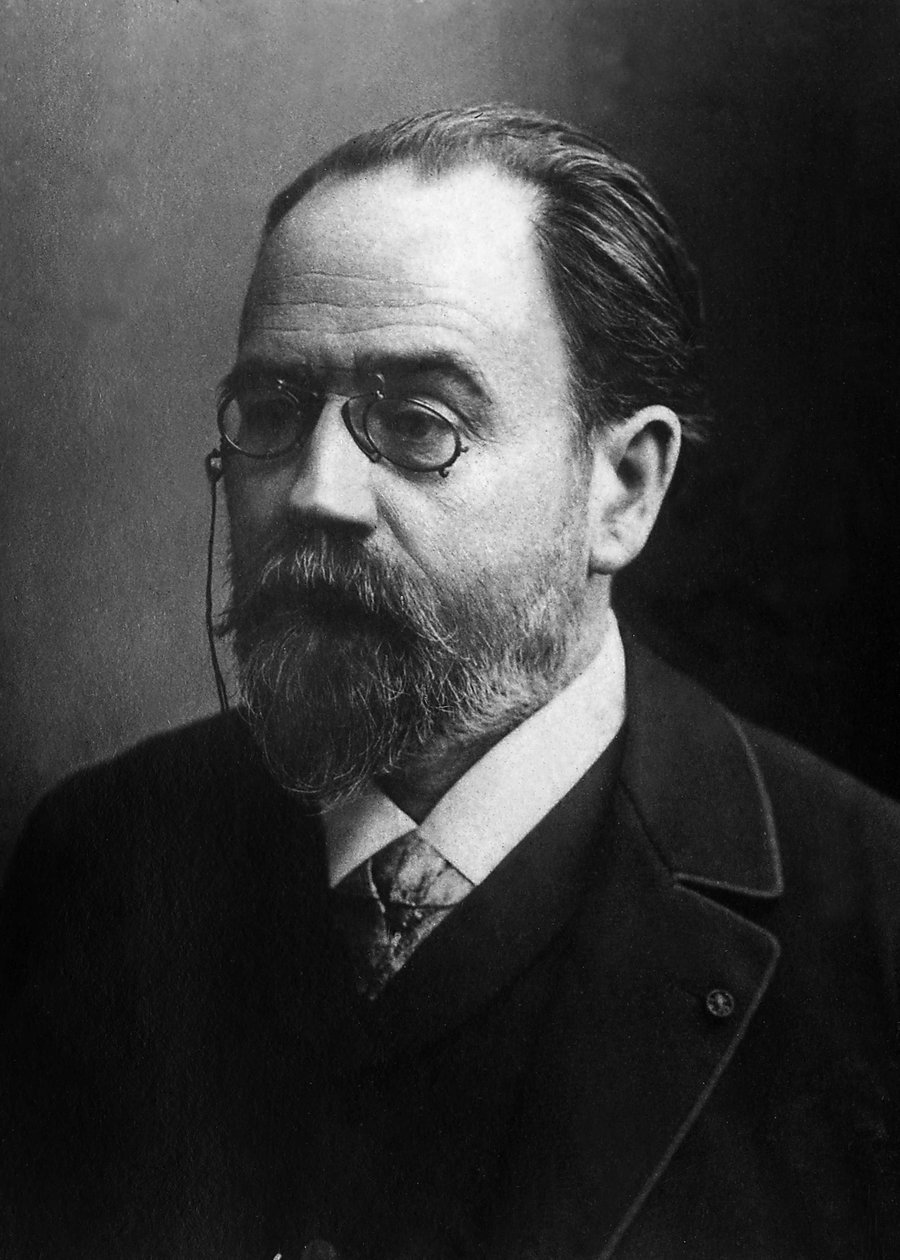 Portrett av Emile Zola av Unknown photographer