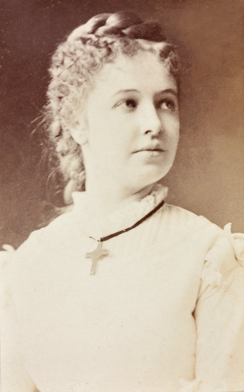Portrett av Emma Albani av Unknown photographer
