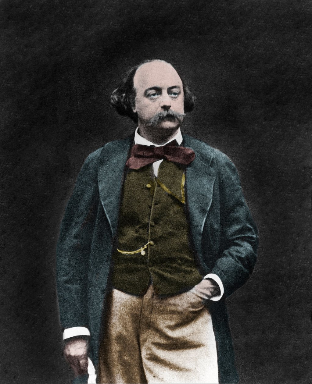 Portrait of English writer Gustave Flaubert (1821-1880) av Unknown photographer