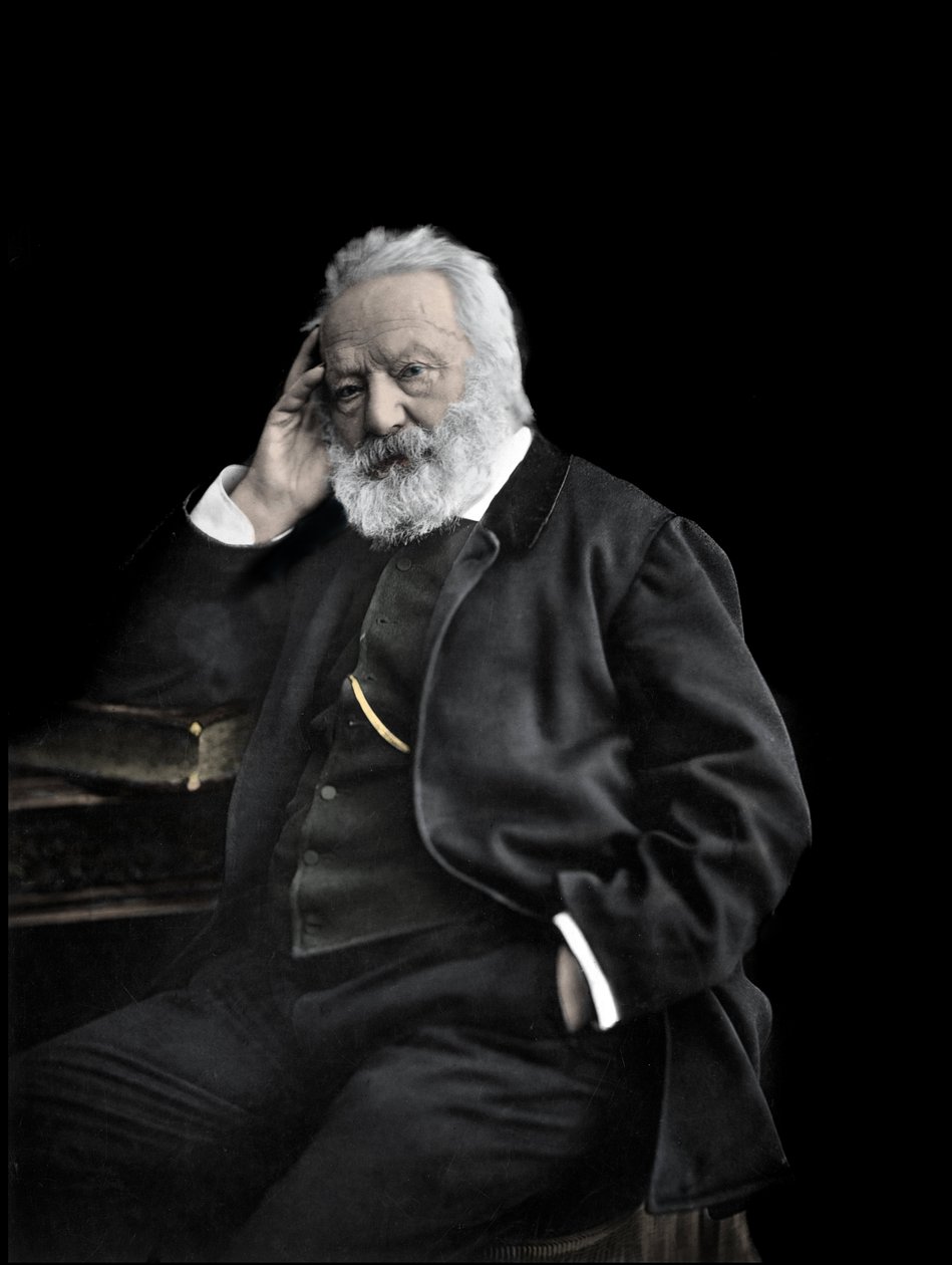 Portrett av den engelske forfatteren Victor Hugo C1880 av Unknown photographer