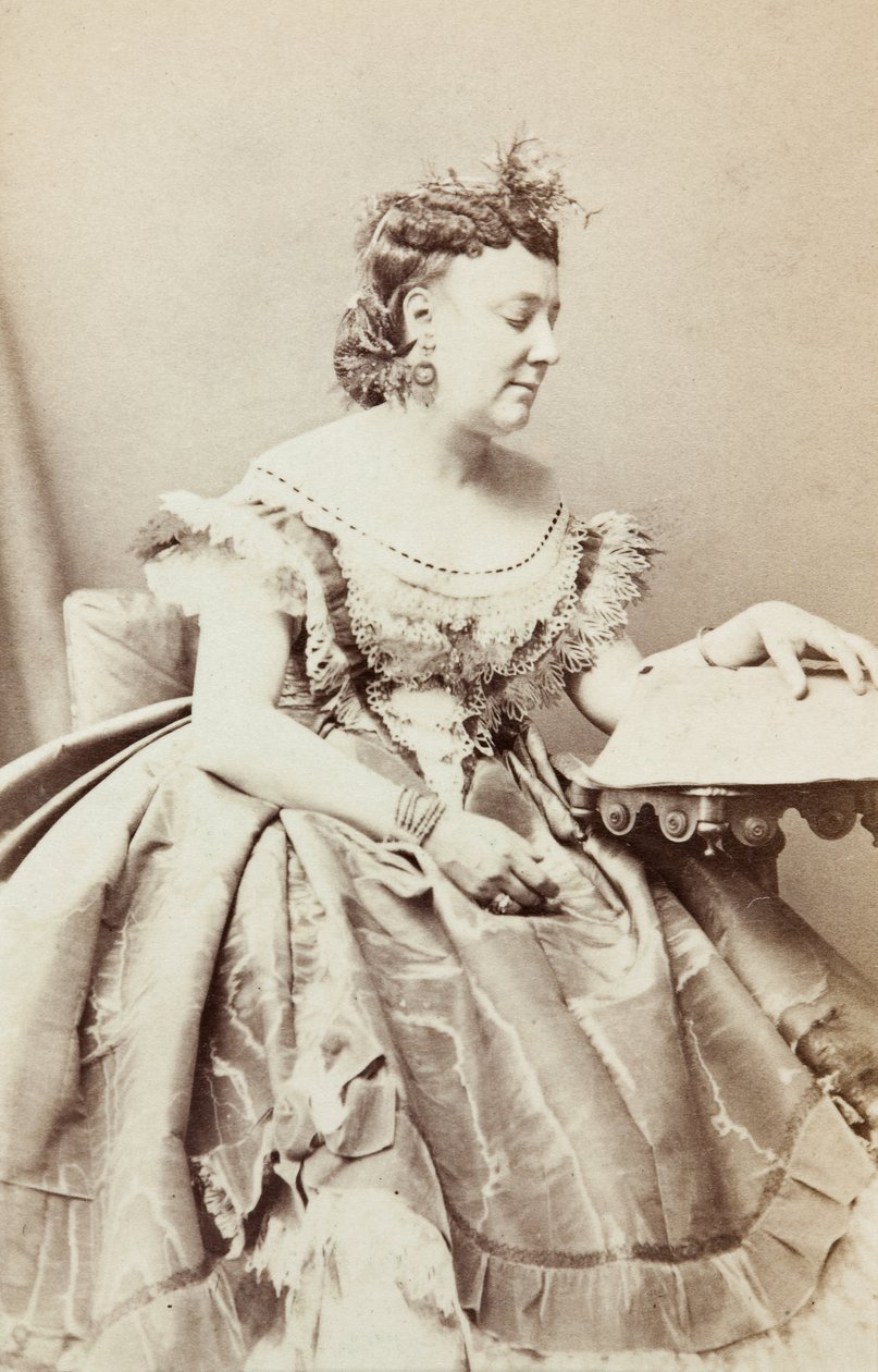 Portrett av Ermina Rudersdorf av Unknown photographer