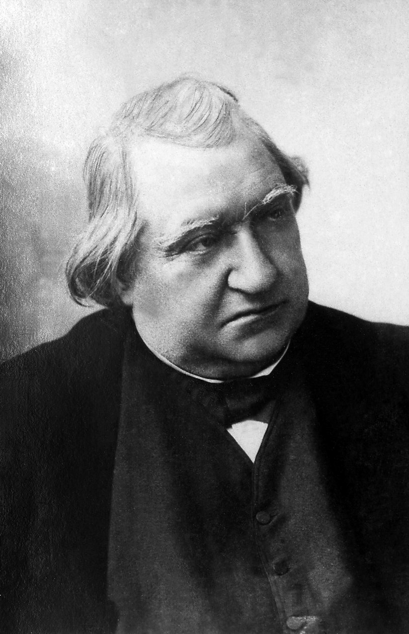 Portrett av Ernest Renan (1823-1892), fransk filolog og forfatter. av Unknown photographer