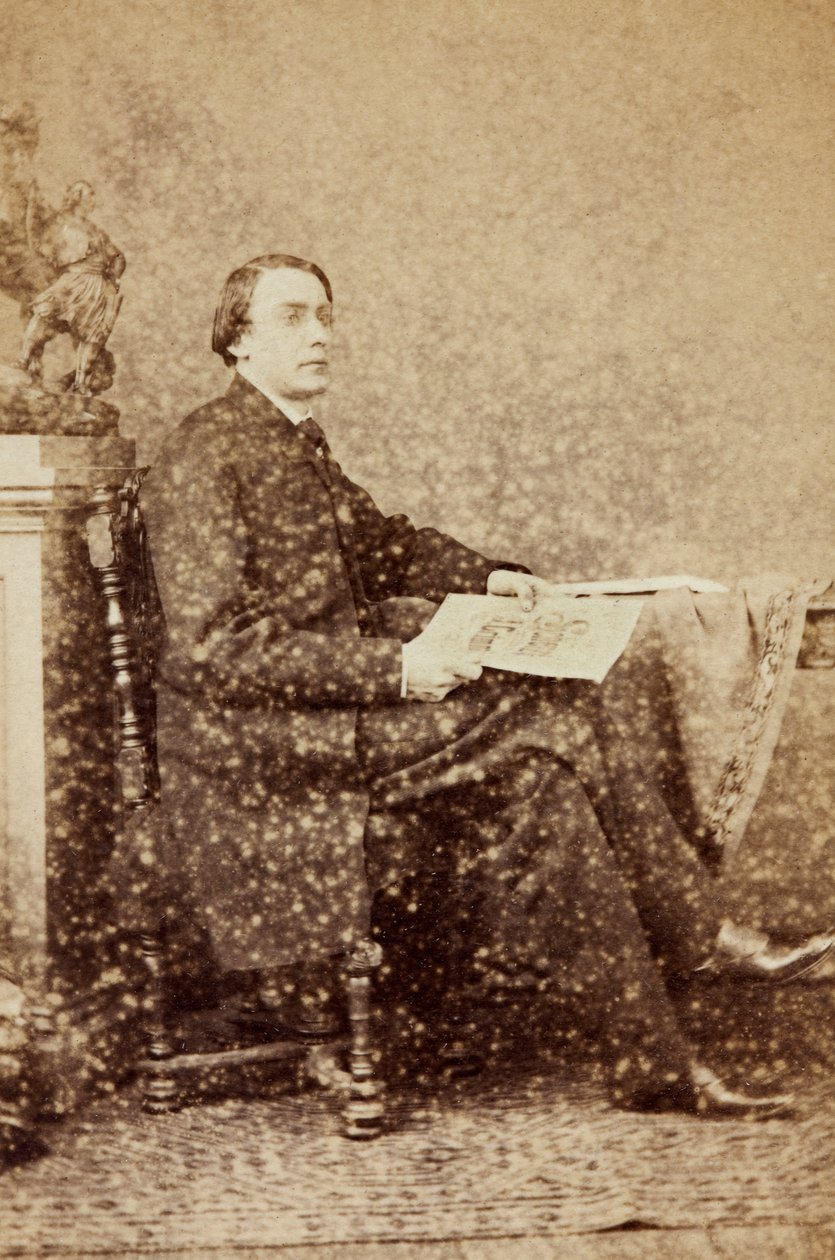Portrett av Ernst Pauer av Unknown photographer