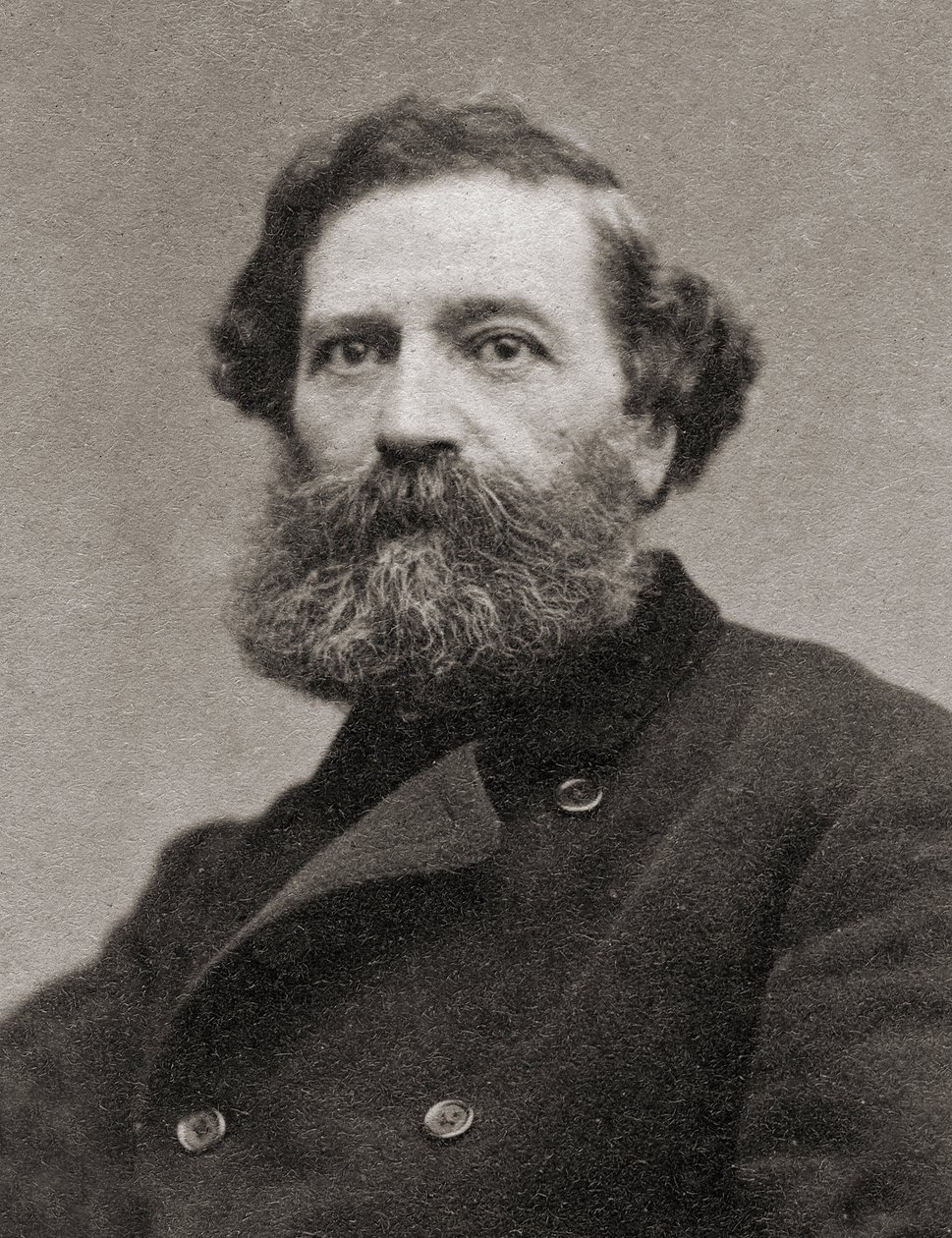 Portrett av Felix Pyat (1810-1889) fransk forfatter, journalist og politiker av Unknown photographer