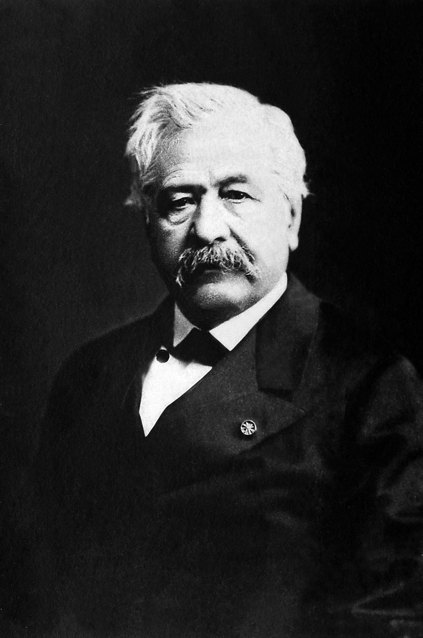 Portrett av Ferdinand de Lesseps (1805-1894), fransk diplomat og gründer. av Unknown photographer