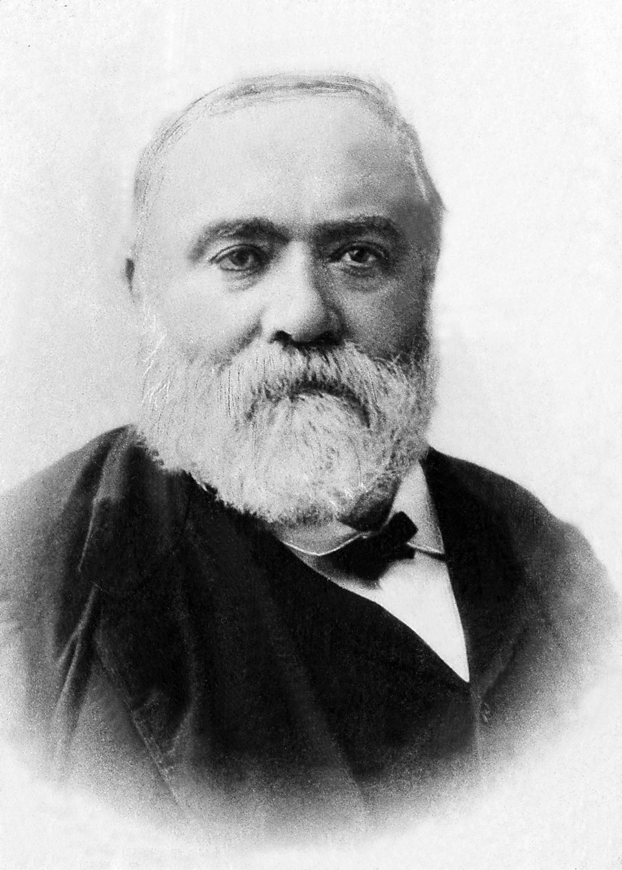 Portrett av Francisque Sarcey (1827-1899), fransk journalist. av Unknown photographer