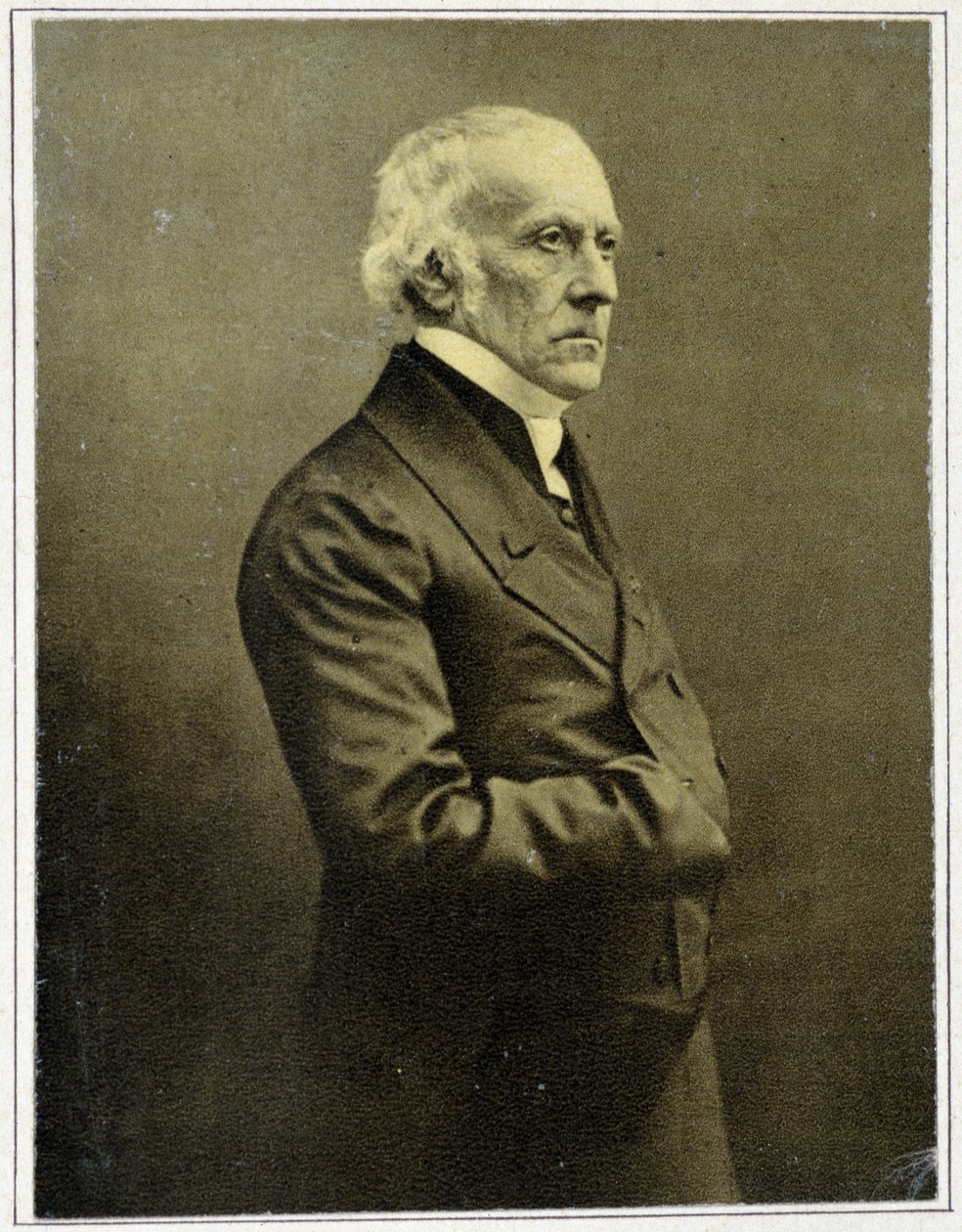 Portrett av Francois Guizot av Unknown photographer