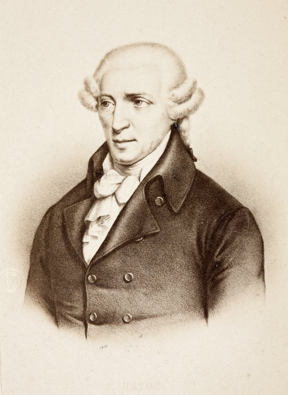 Portrett av Franz Joseph Haydn av Unknown photographer