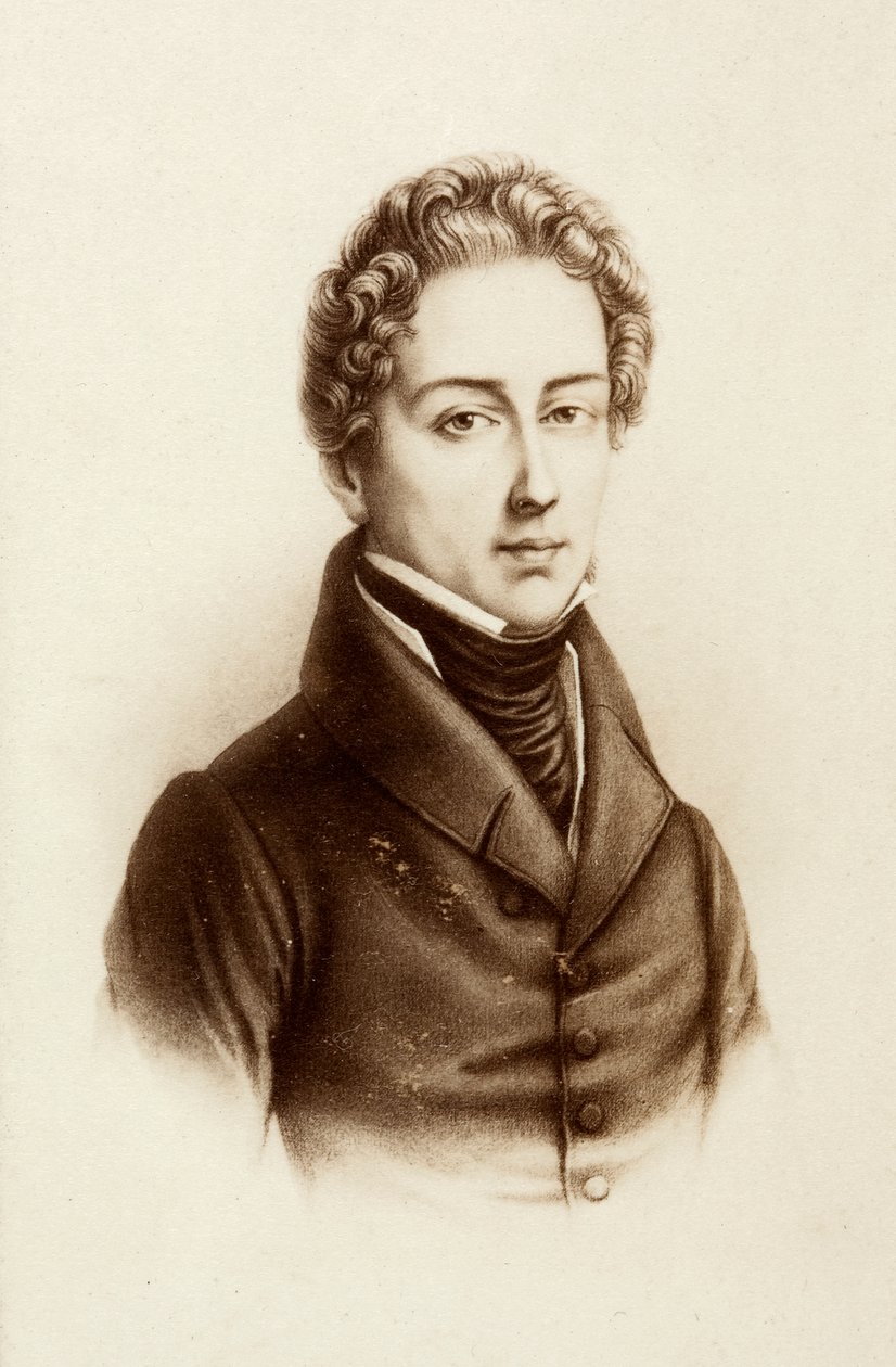 Portrett av Frederic Chopin av Unknown photographer