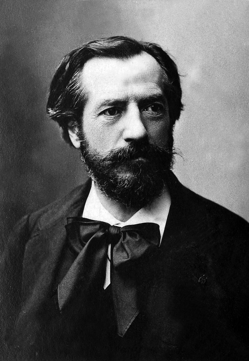 Portrett av Frederic Auguste Bartholdi (1834-1904), fransk billedhugger. av Unknown photographer