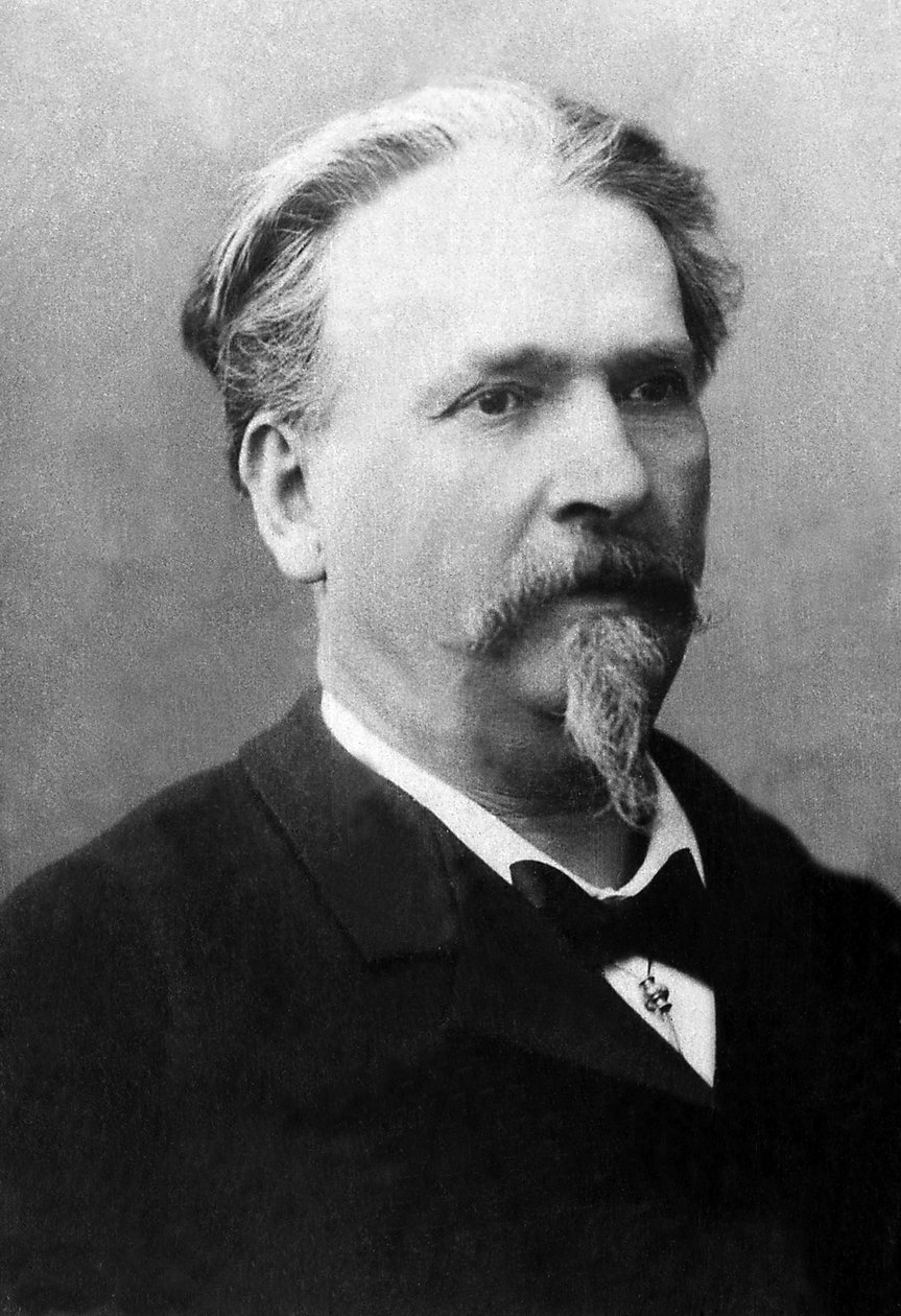 Portrett av Frederic Mistral (1830-1914), fransk poet og forfatter. av Unknown photographer