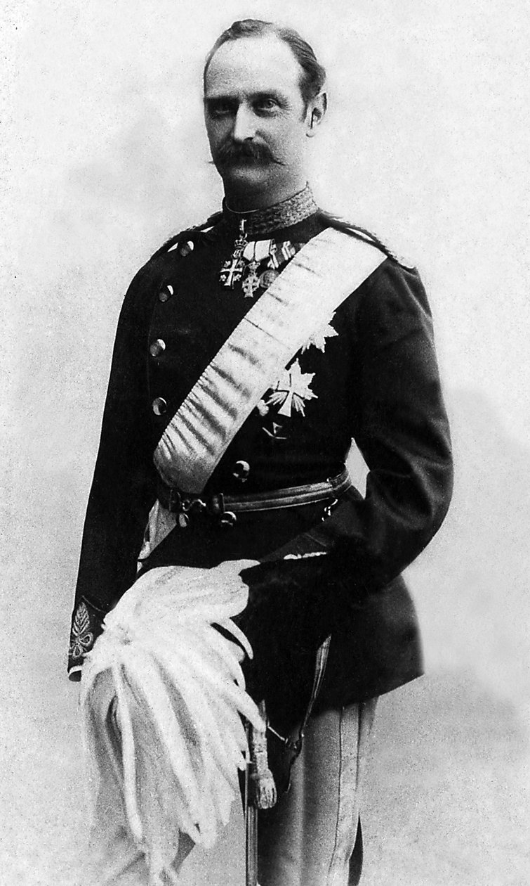 Portrett av Frederic von Oldenburg (1843-1912) kjent som Frederic VIII, konge av Danmark fra 1906 til 1912. av Unknown photographer