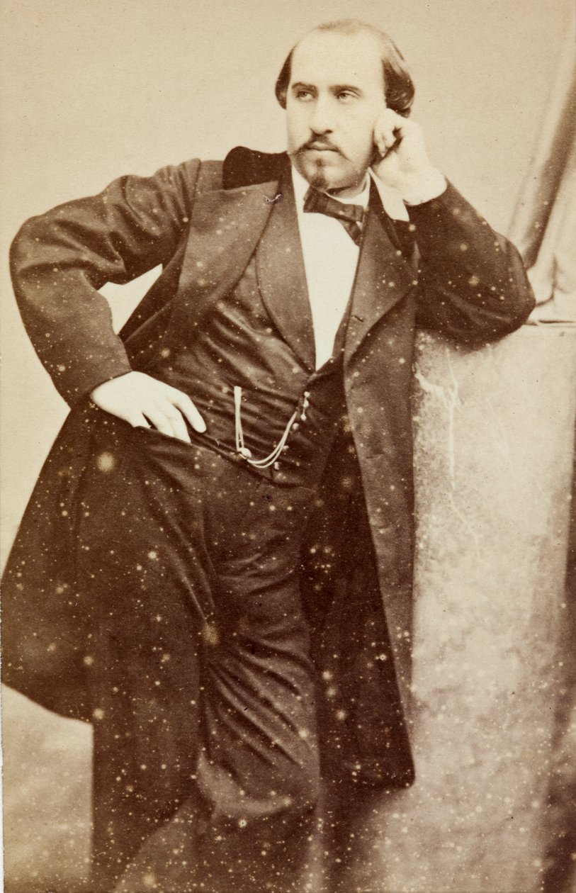 Portrett av Gabriel Fauré, ca. 1860 (s/hvitt-bilde) av Unknown photographer
