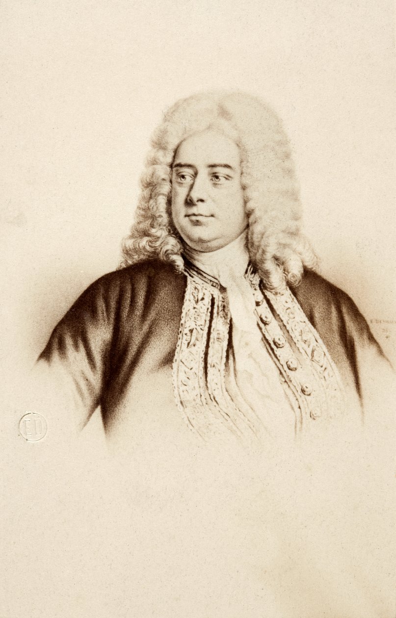 Portrett av George Frideric Handel av Unknown photographer
