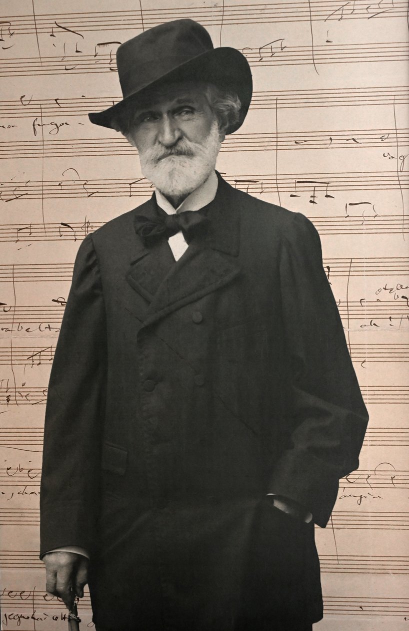 Portrett av Giuseppe Verdi (bilde) av Unknown photographer