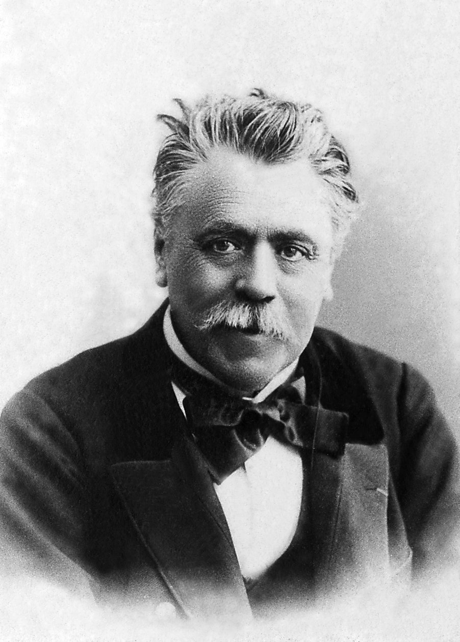Portrett av Henri Francois Becque (1837-1899), fransk forfatter. av Unknown photographer