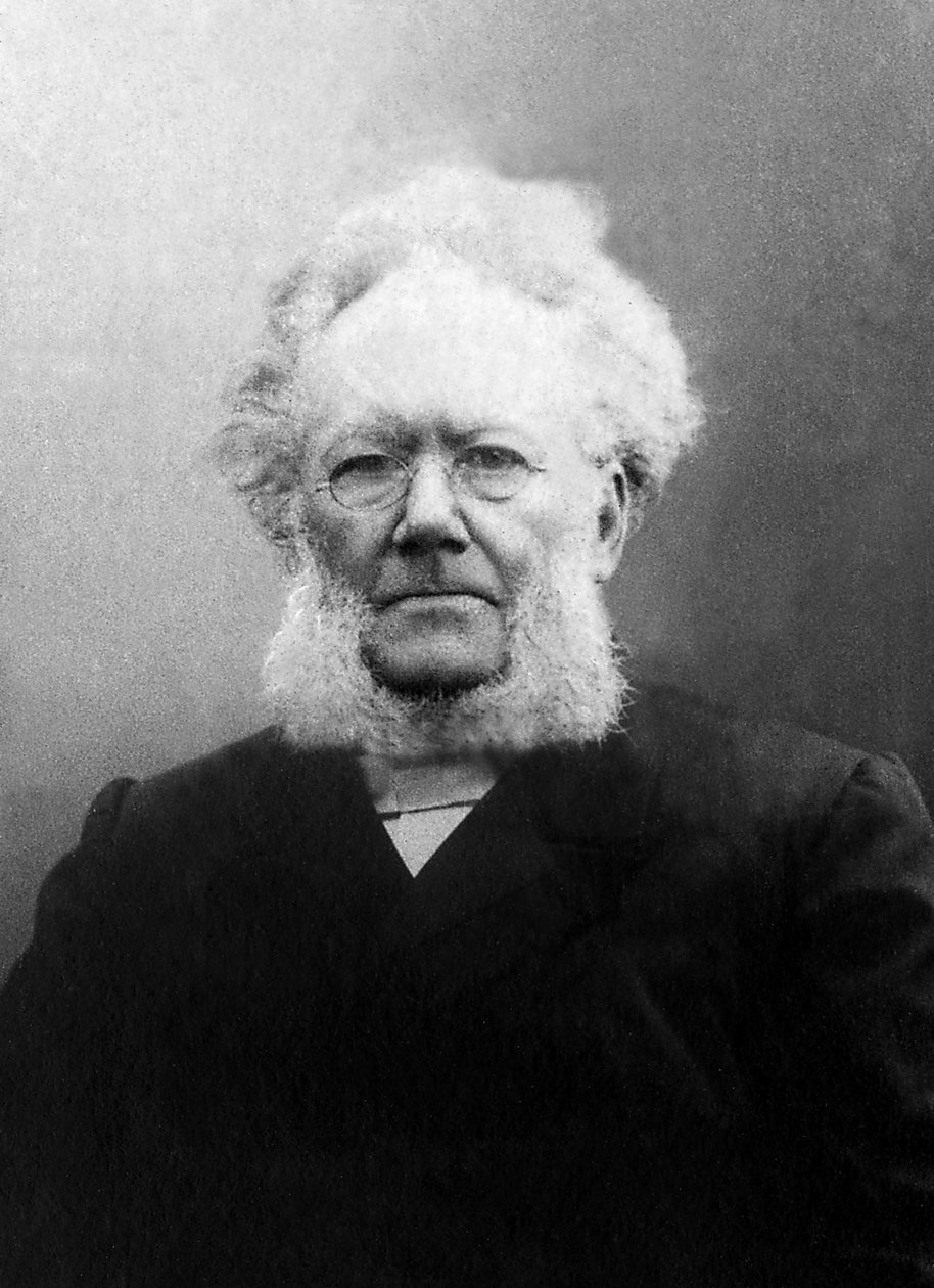 Portrett av Henrik (Henri) Johan Ibsen (1828-1906), norsk dramatiker. av Unknown photographer
