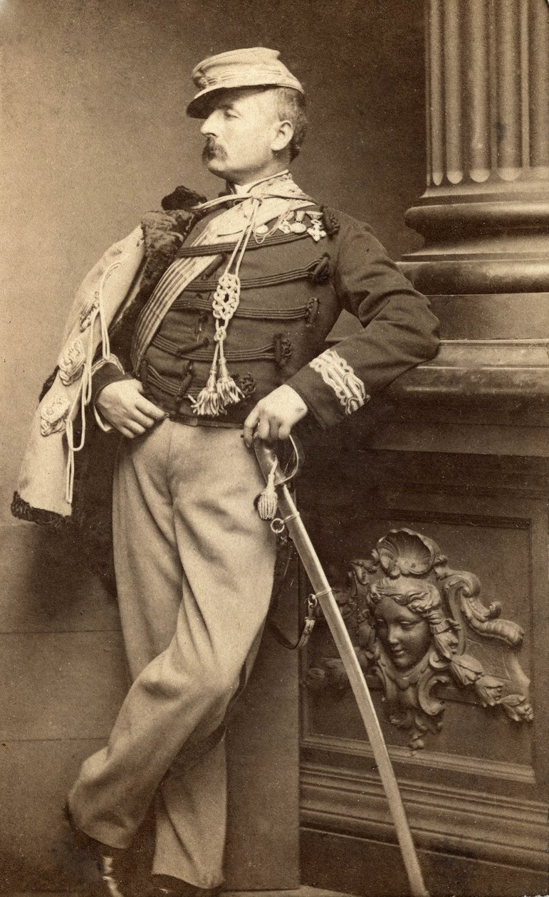 Portrett av Jacques Alexandre Bixio, fransk lege og politiker av italiensk opprinnelse (1808 - 1865). av Unknown photographer