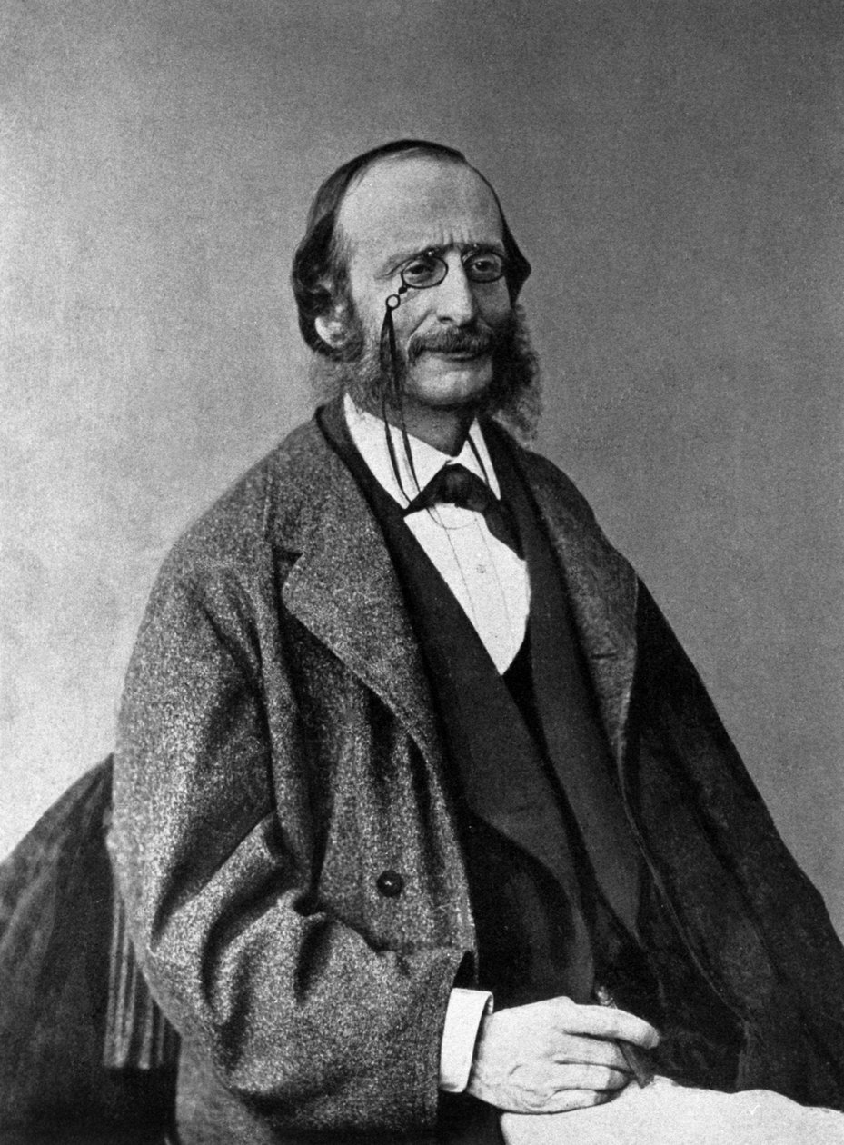 Portrett av Jacques Offenbach (1819-1880), tysk komponist, naturalisere fransk. av Unknown photographer