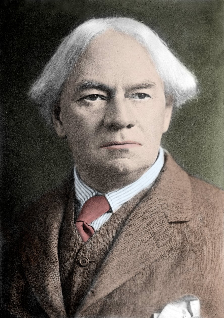 Portrett av Jerome K. Jerome eller Jerome Klapka, engelsk forfatter Jerome (1859–1927). av Unknown photographer
