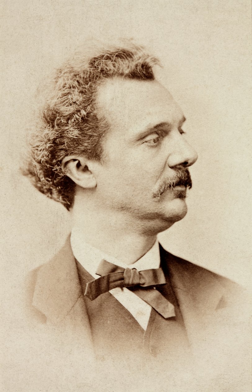 Portrett av Joseph Tagliafico, ca. 1860-tallet (s/hvitt-bilde) av Unknown photographer