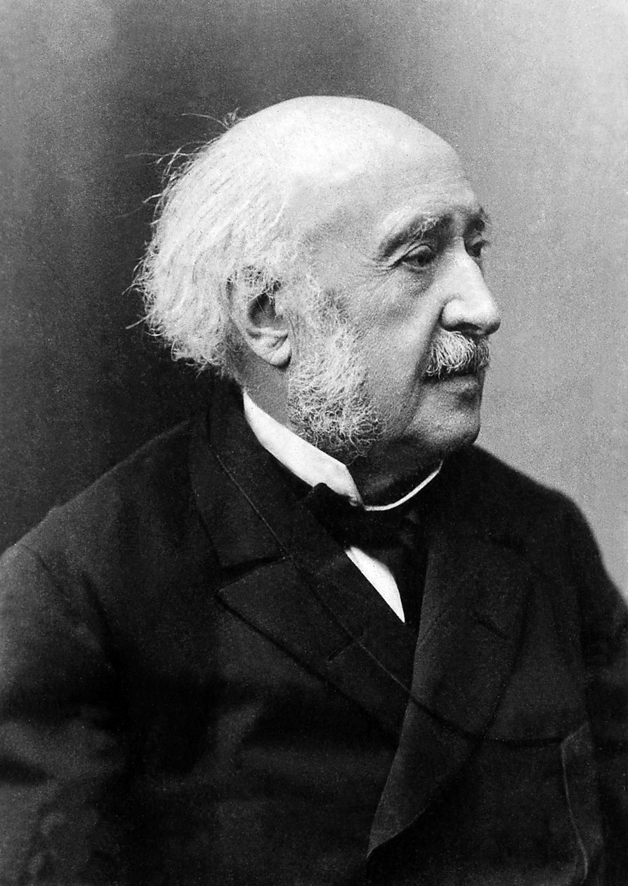 Portrett av Jules Francois Simon Suisse dit Jules Simon (1814-1896), fransk politiker. av Unknown photographer