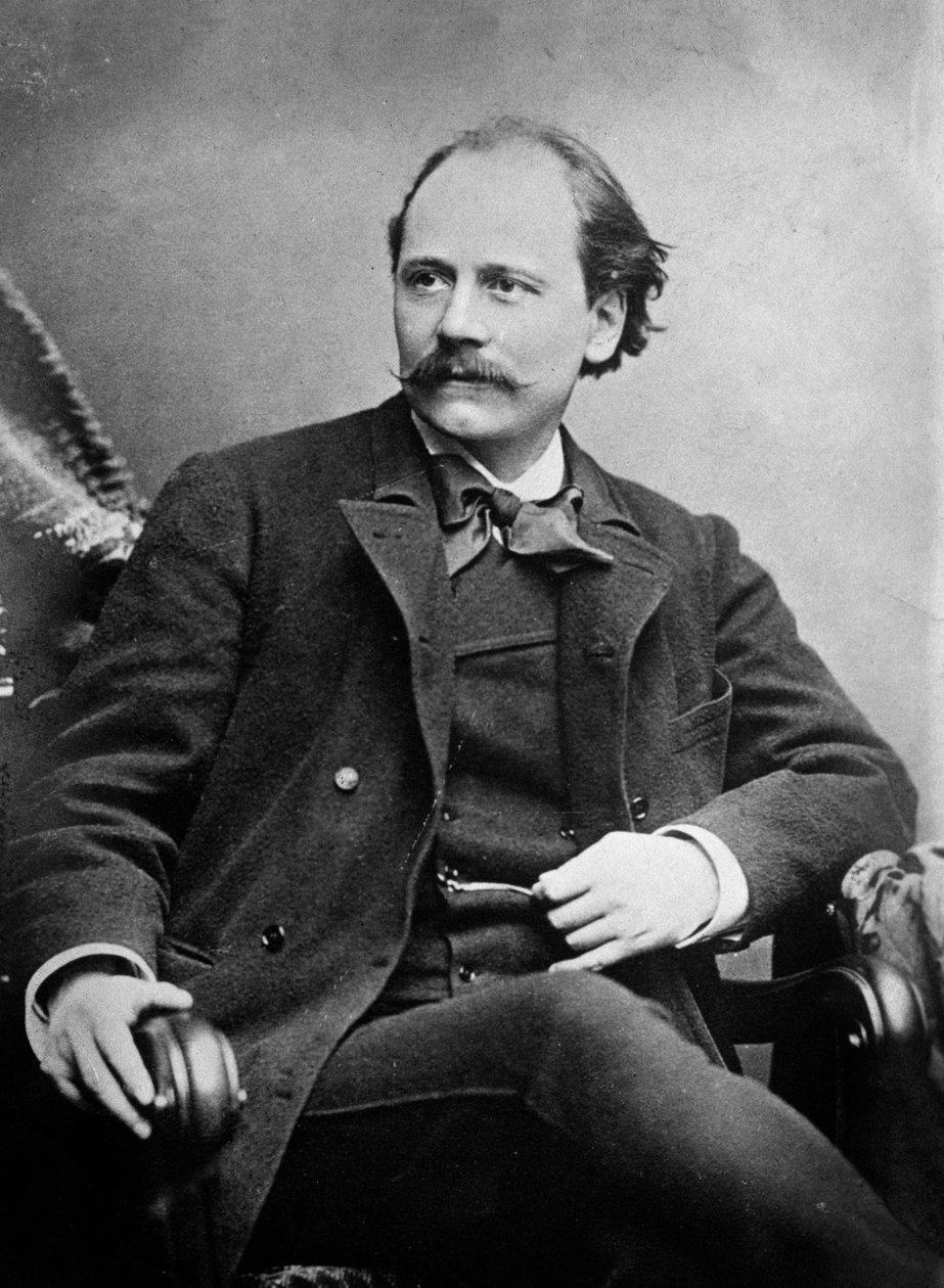 Portrett av Jules Massenet (s/h foto) av Unknown photographer