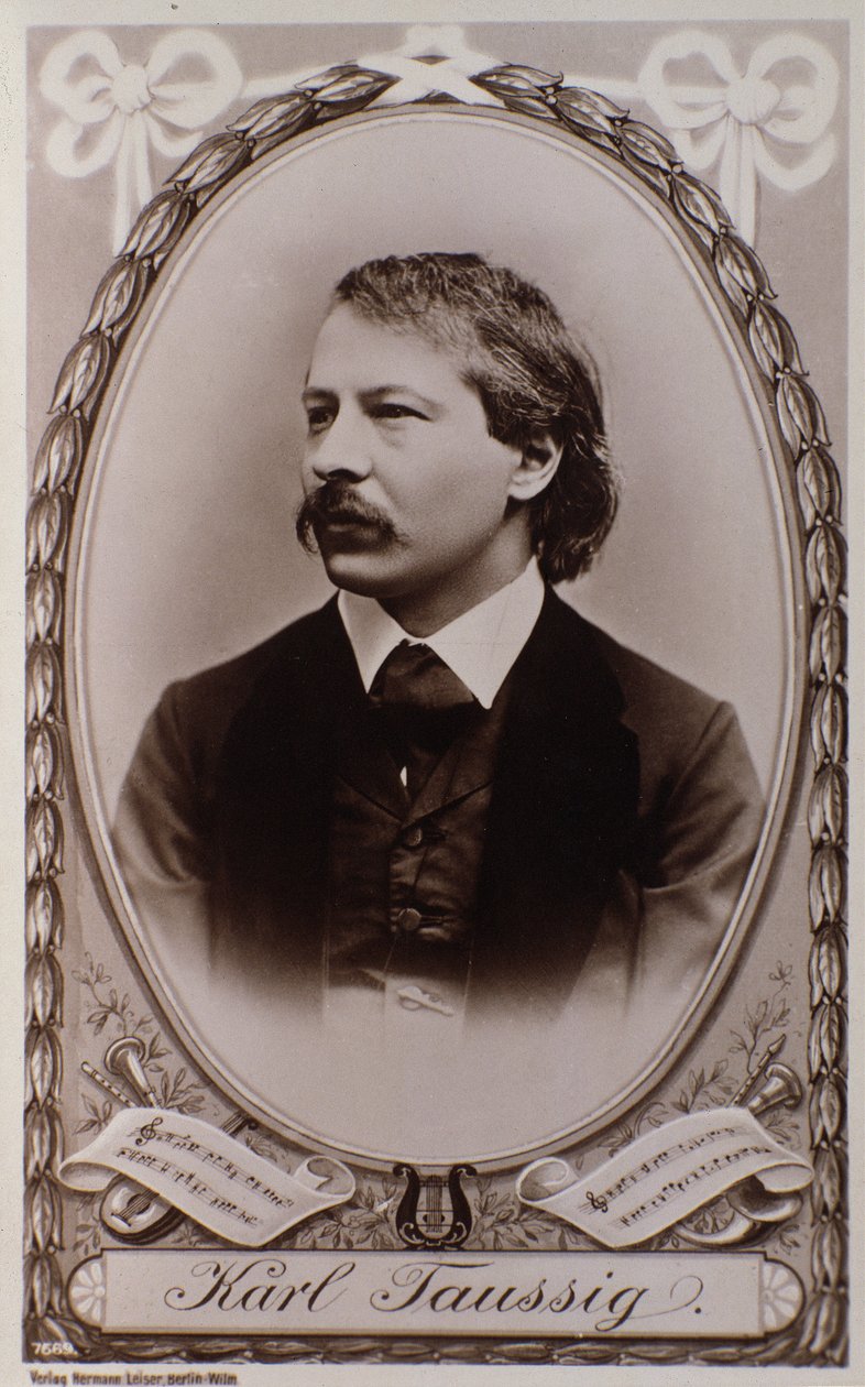 Portrett av Karl Taussig (gravering etter bilde) av Unknown photographer