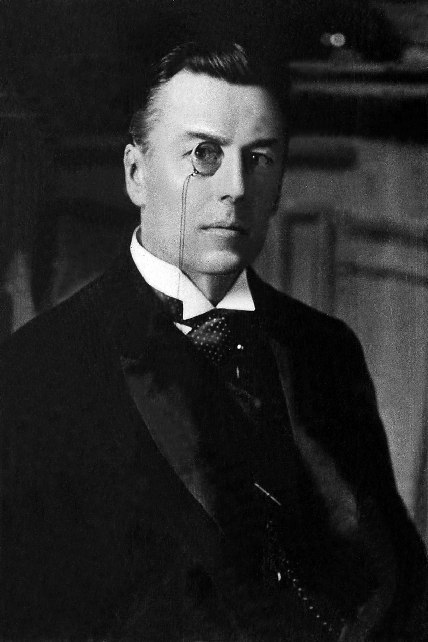 Portrett av Lord Joseph Chamberlain (1836-1914), britisk politiker. av Unknown photographer