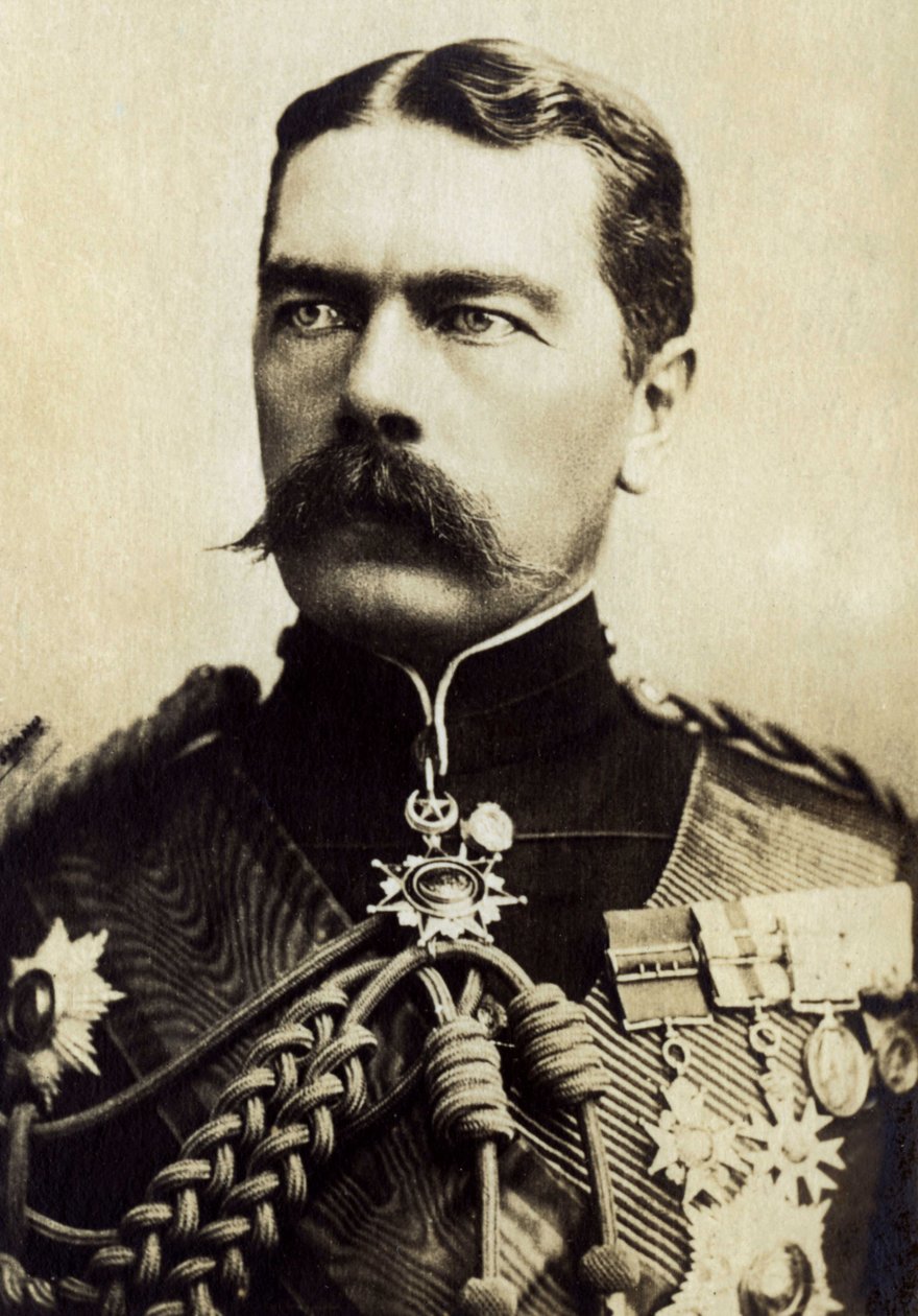 Portrett av Lord Kitchener av Karthoum (1850-1916), engelsk militær. av Unknown photographer