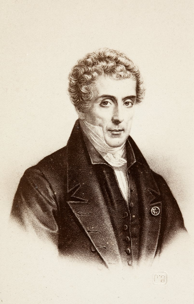 Portrett av Luigi Cherubini av Unknown photographer