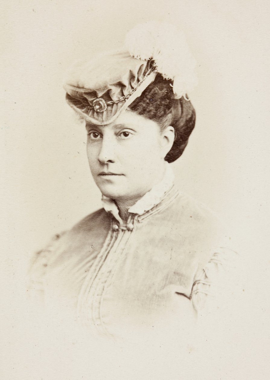 Portrett av Marie-Caroline Carvalho av Unknown photographer