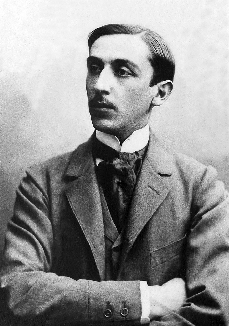 Portrett av Maurice Barres (1862-1923), fransk essayist, romanforfatter og politiker. av Unknown photographer
