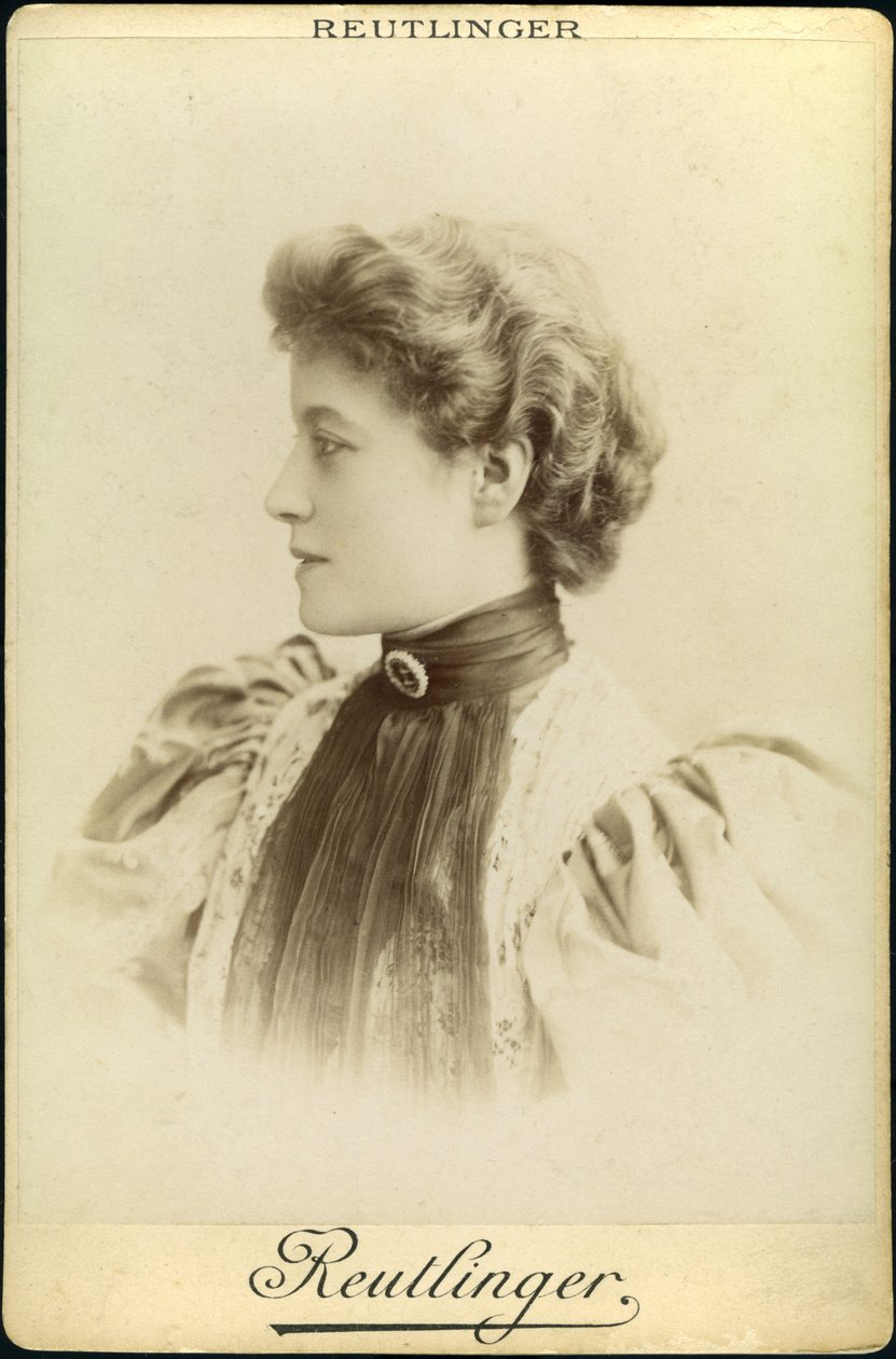 Portrett av Melle Brandes komiker (Marthe Brandes av Unknown photographer